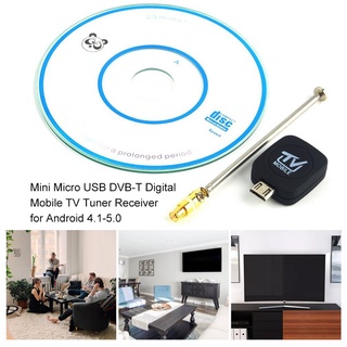mini receptor micro usb dvb-t digital mobile tv sintonizador para android 4.1-5.0