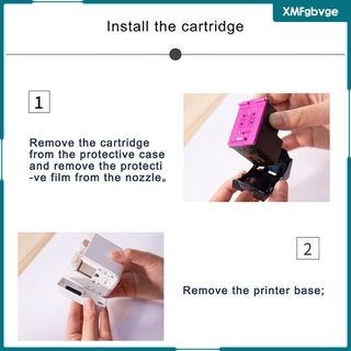 [xmfgbvge] mini impresora de mano a todo color, impresora a color móvil con cartucho de tinta desmontable, impresora wifi connect portátil, (4)