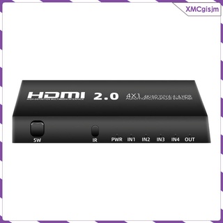 [listo stock] hdmi 2.0 4 en 1 salida hd automático interruptor manual 4k sincrónico hdmi