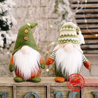 navidad tejido no tejido de pie postura muñeca adorno decoración de navidad para el hogar u5k0