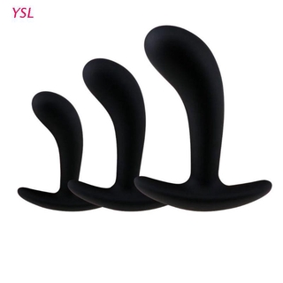YSL 3pcs Silicone Anal Plug Massage G-spot Butt Stimulation Adult Sex Toy for Women Men
