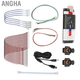 Angha Arcade Encoder No Delay USB Game Controller DIY Code Board with 3D Analog Joystick Sensor for PS4