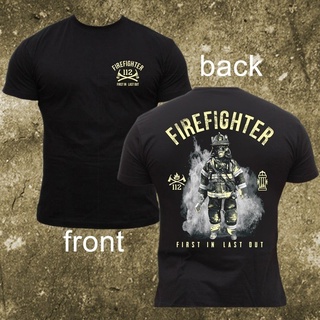 xs-6xl [más tamaño cómodo] bombero bombero cuello o algodón camiseta regalo de boda