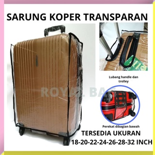 Funda de maleta/cubierta protectora/transparente/transparente/transparente/transparente maleta tamaño 20, 24, 18, 26, 28 pulgadas impermeable
