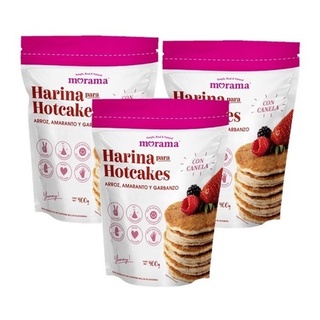 Harina Para Hotcakes Morama Gluten Free Sin Lácteos 3 Pack