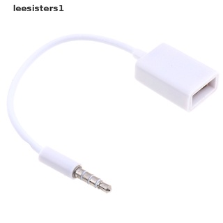 leesisters1 conector auxiliar de audio macho de 3.5 mm a usb 2.0 tipo a hembra cable convertidor mx