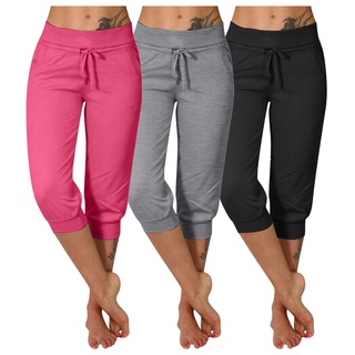 Bgk pantalones cortos casuales de color sólido para mujer (1)