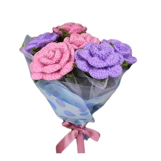 Rosas tejidas a Crochet (1)