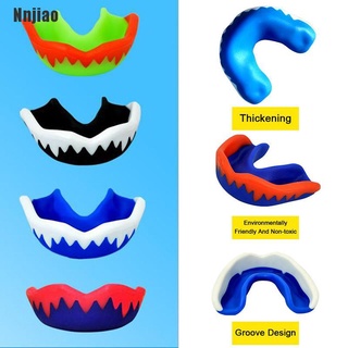 nnjiao~ protector bucal profesional muay seguridad suave eva boca protectora de dientes protector deportivo