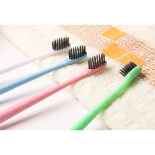 Cepillo de dientes de carbón de bambú