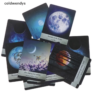 [cold] 44 cartas moonology oracle cards deck guidebook boland magic tarot deck juego