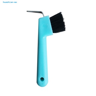 huashian Plastic Horseshoe Brush Horse Care Cleaning Brush Minimalistic for Professional Use