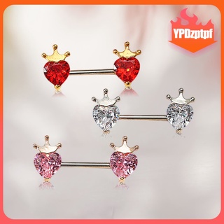 [venta caliente] 3 anillos de barra de corazón de cristal para mujeres de ancho uso