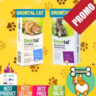Drontal gato & perro Plus sabor sabroso - gatito gato/perro cachorro gusano medicina
