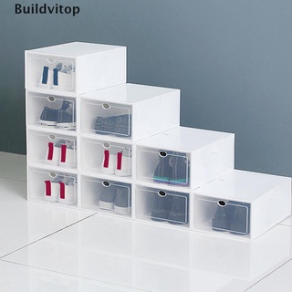 [Buildvitop] caja de zapatos de plástico, plegable, combinación doméstica, zapatero.
