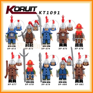 lego minifigures juguetes de terceros mingbing serie de soldados bloques de construcción juguetes kt1091