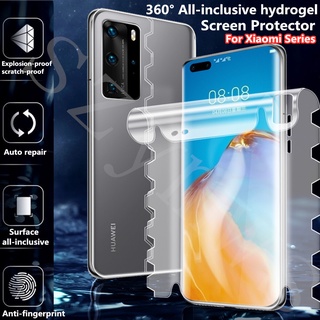 Redmi Note 8/9/10S Todo Incluido Hidrogel Película Protector De Pantalla 360 ° Para Xiaomi 12/12X/12Pro Series (1)