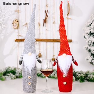[bsn]decoraciones de feliz navidad para el hogar santa claus botella de vino regalo de año nuevo