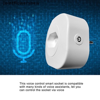 [jfn] enchufe inteligente wifi 16a smart socket con temporizador power smart life app control de voz [jointflowersnew] (3)
