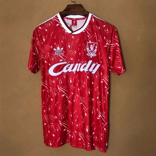 Alta calidad~Liverpool 1989-91 retro home S-XXL Mc MANAMAN 7 jersey