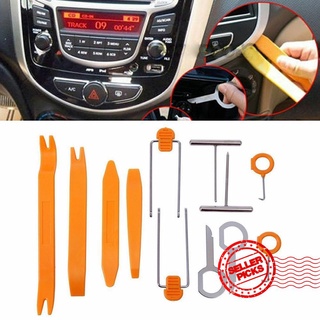 12PACK Car Radio Door Clip Panel Trim Dash Audio Removal Moulding Tools Kits Pry I3F3