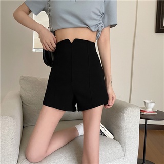 Estudiante Mujer Pantalones cortos2021Verano nuevo estilo coreano alta cintura prendas de vestir exteriores Internet celebridad adelgazamiento Leggings Casual pantalones de pierna ancha para mujeres