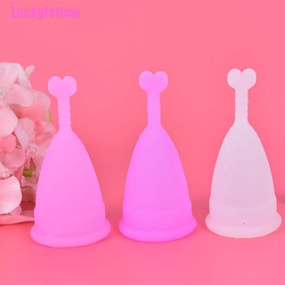 <luckyfellow> copa menstrual para mujeres producto de higiene femenina silicona vagina uso anner taza