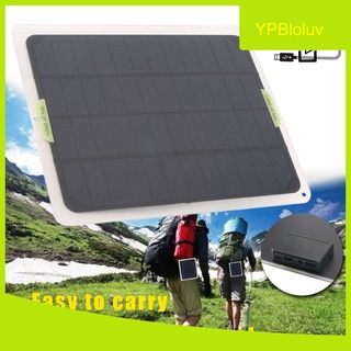 cargador de panel solar 12v con puerto usb portátil de viaje teléfono celular cargador para senderismo al aire libre porche luz patio