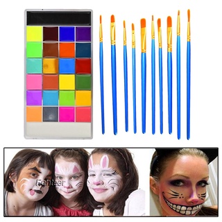 [FENTEER] Paleta de pintura corporal de 26 colores para Halloween Festival Cosplay