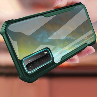 [listo Stock] Huawei Y7A P Smart 2021 funda Simple transparente suave ligereza acrílica funda protectora Original a prueba de caídas cubierta del teléfono