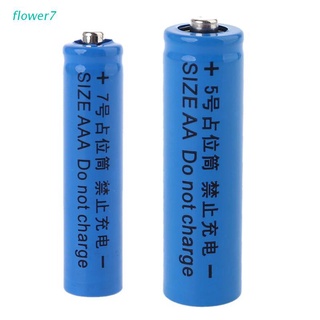 flower7 Universal No Power 14500 LR6 AA AAA LR03 10440 Size Dummy Fake Battery Shell Placeholder Cylinder Conductor