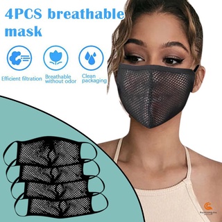 Mesh Face Cover for Women Breathable Adult Fashion Cute Reusable Washable Hollow Mesh Daily Use