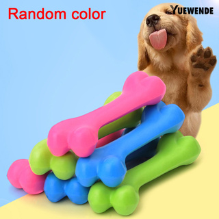y.e mascota perro cachorro goma forma hueso molar resistente a mordeduras masticar entrenamiento divertido juguete