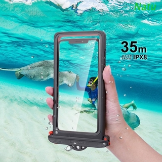 Natu Touching Screen Mobile Phone Waterproof Case Anti-drop Shockproof Sealed Bumper Case Cellphone Protector for Diving