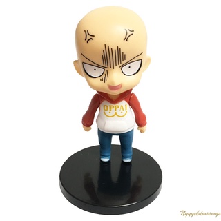 5Pcs One Punch-Man Anime PVC figura Saitama Tatsumaki Genos figura de acción modelo de juguete regalo para niño adulto (6)