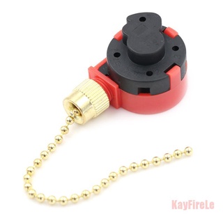 Kayfirele ZE-268S1 interruptor de techo ventilador de luz de la lámpara de tracción de la cadena interruptores de Control rojo