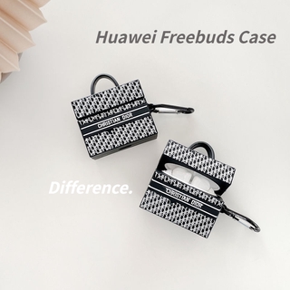 Fashion luxury bag For huawei freebuds 4i case bluetooth freebuds 3/pro 4 soft shockproof handbag cover case