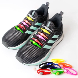 12Pcs Lazy Shoelaces Hebilla Libre Para Atar Cordones Elásticos Zapatos Niños Mujeres Hombres Silicona Portátil