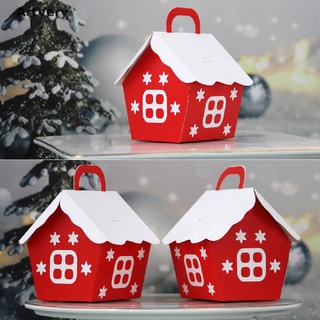(hotsale) 10 bolsas de caramelos de navidad de santa claus caja de regalo diy galletas bolsa de embalaje {bigsale}