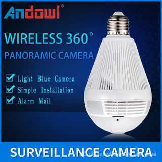 Bombilla de luz cámara IP inalámbrica 360°Panoramic CCTV WIFI cámara de seguridad en tiempo Real yB6M