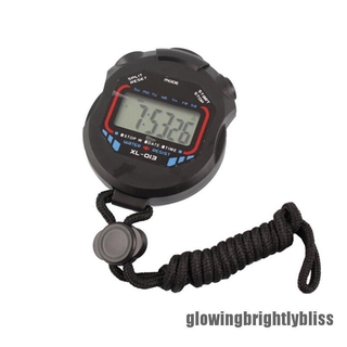 [GBBMX] Digital profesional de mano LCD cronógrafo temporizador deportivo cronómetro Stop Watch