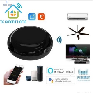 [listo Stock] Wi-Fi-IR Control remoto IR Wi-Fi (2.4Ghz) Control remoto Universal infrarrojo para aire acondicionado TV DVD usando Tuya Smart Life APP Compatible con Alexa Google Home Control de voz (1)