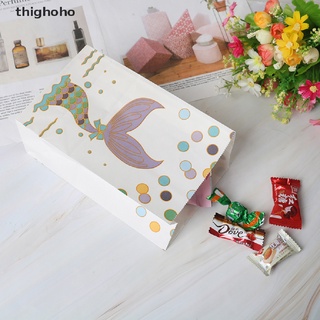 thighoho 12 bolsas de regalo de sirena de papel dulce bolsas de caramelo sirena navidad cajas de boda mx
