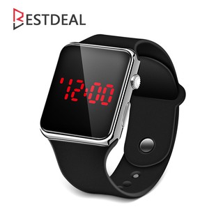 【XIROATOP】Reloj de pulsera Digital electrónico con LED y correa de silicona/reloj deportivo unisex