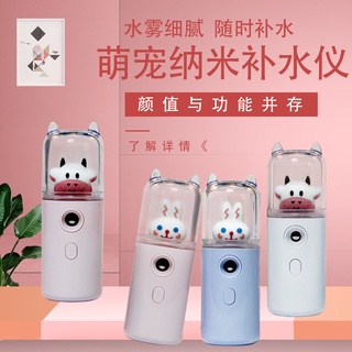 Hot-Selling De Mano Humidificador Facial Nano Spray Hidratante Dispositivo De Carga USB Portátil Cara Vaporizador Belleza Pulverizador Sk