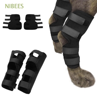 NIBEES 1 pieza de rodilleras para cachorros transpirables para perros, Protector de muñeca para lesiones quirúrgicas, recuperar piernas, Protector de articulaciones, soporte para perros, rodilleras para mascotas