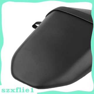 Almohadilla de asiento trasero para motocicleta de cuero Artificial negro ajuste para Yamaha MT07 FZ7