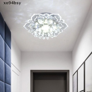 [xo94bsy] 20 cm 9w moderno cristal led lámpara de techo pasillo colgante lámpara de araña [xo94bsy] (6)