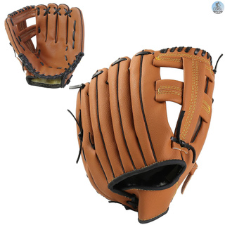 10.5in Outdoor Sports Baseball Glove Softball Practice Equipment Outfield Pitcher Gloves Leather Softball Glove