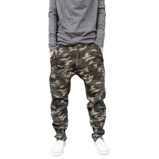 Military Camouflage Harem Pants Men Casual Loose Army Style Joggers Pants Comfortable Baggy Trousers Man Clothes
